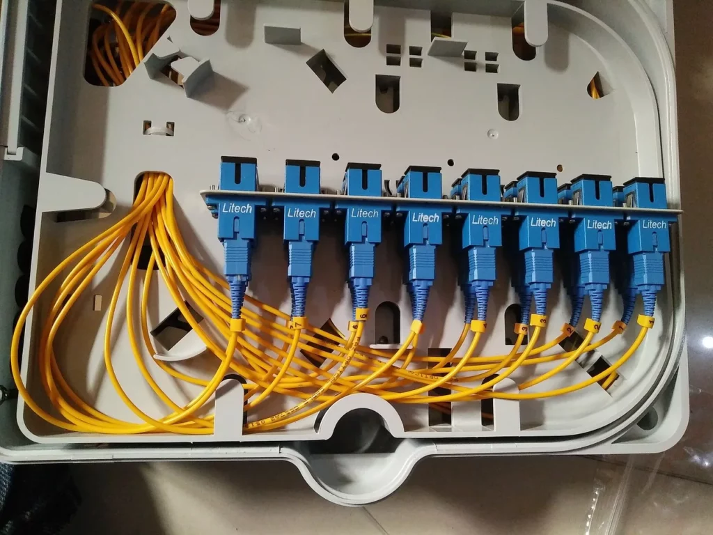 Installation de réseaux RJ45 et fibre